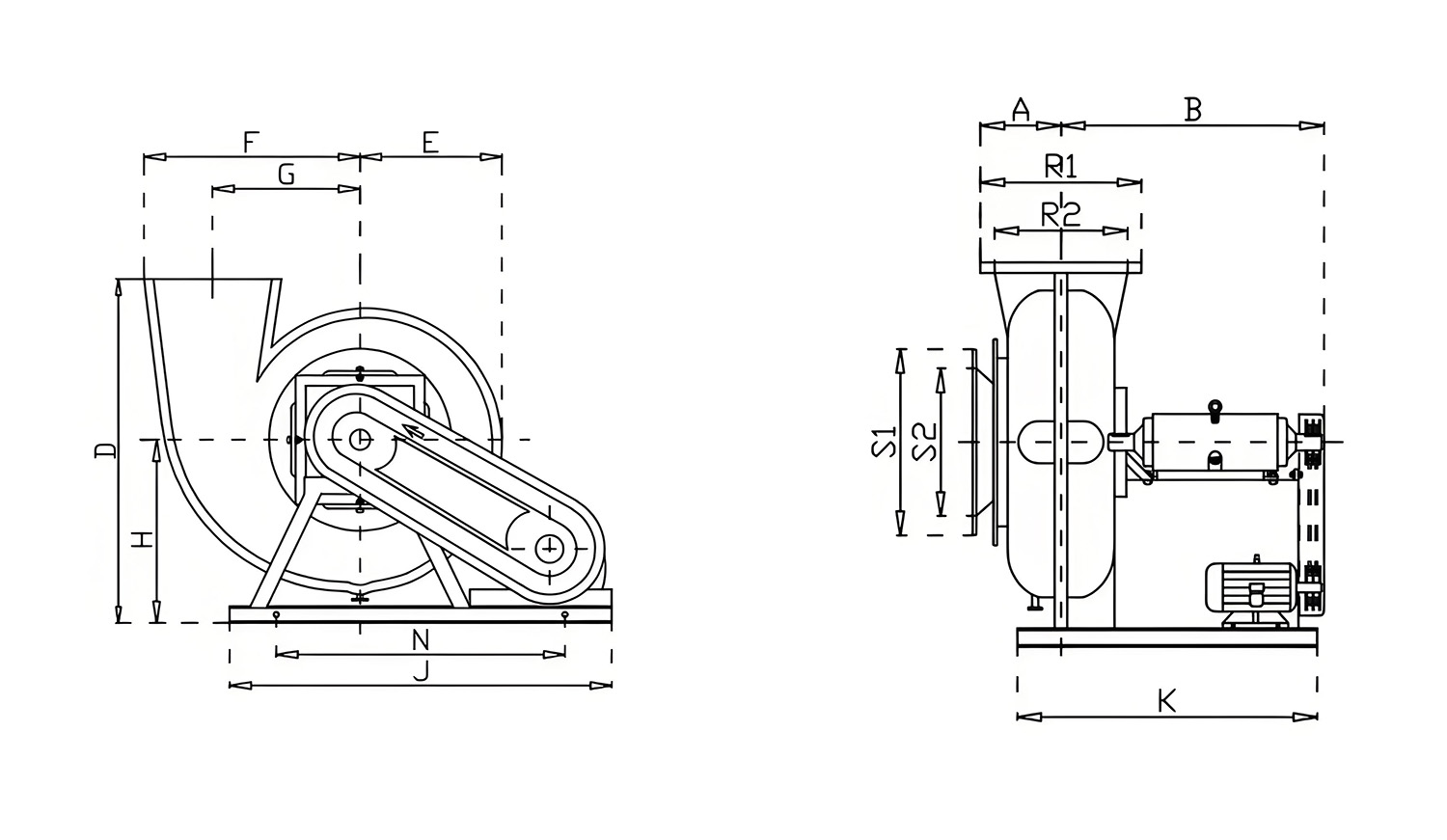 防腐风机安装图