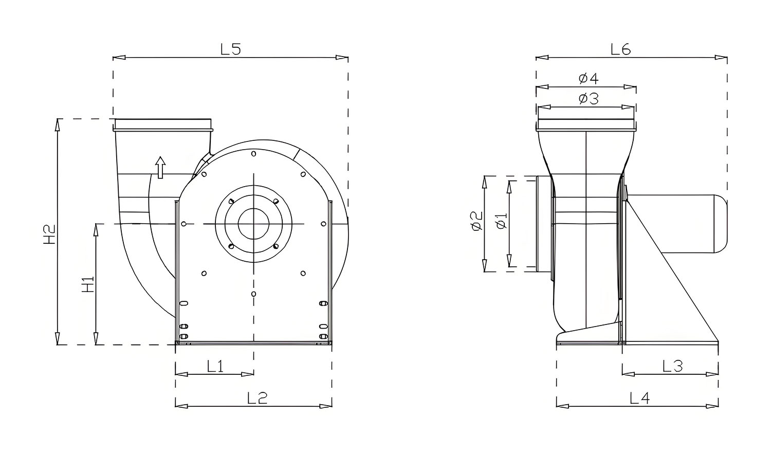 WT4-72-A通用型防腐风机安装图